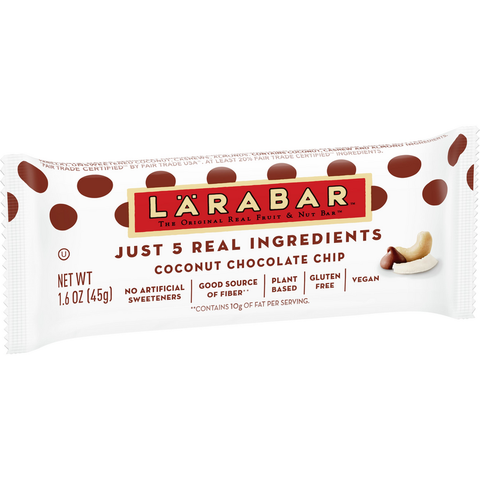 LARA CNUT CHOCCHIP BAR ( 16 X 1.6 OZ   )