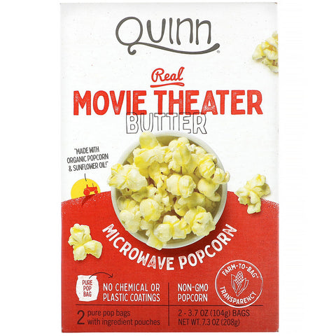 QUINN PCORN MOV THTR 2PK ( 6 X 7.3 OZ   )
