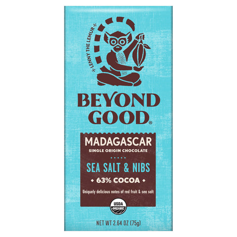 BGOOD SEA SALT/NIBS ( 10 X 2.64 OZ   )