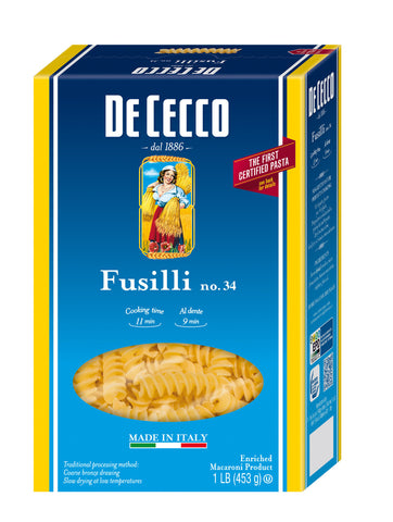 DECECCO FUSILLI #34 ( 12 X 16 OZ   )