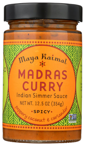 Maya Kaimal Madras Curry Indian Simmer Sauce (6x12.5Oz)