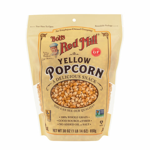 BOBS YELLOW POPCORN ( 4 X 30 OZ   )