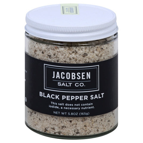 JACOBSEN BLK PEPPER SALT ( 6 X 4.23 OZ   )