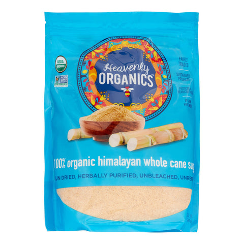 Heavenly Organics 100% Organic Whole Cane Sugar  (6x20 OZ)