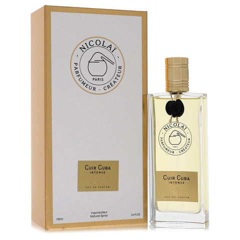 Cuir Cuba Intense by Nicolai - Eau De Parfum Spray (Unisex) 3.4 oz