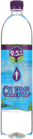 QURE ALKALINE WATER ( 12 X 33.8 OZ   )
