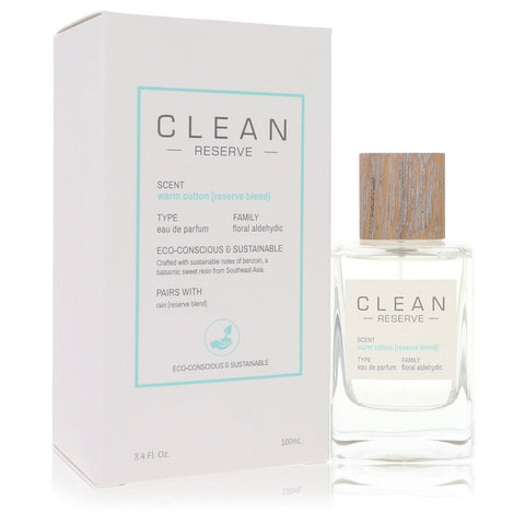Clean Reserve Warm Cotton by Clean - Eau De Parfum Spray 3.4 oz