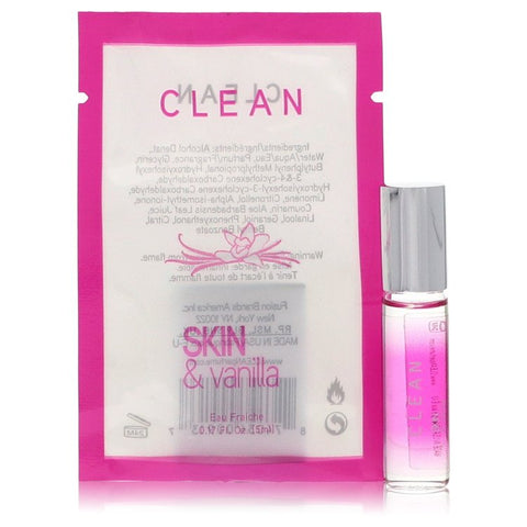 Clean Skin and Vanilla by Clean - Mini Eau Frachie .17 oz
