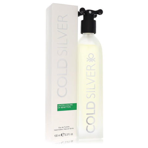 Cold Silver by Benetton - Eau De Toilette Spray 3.3 oz