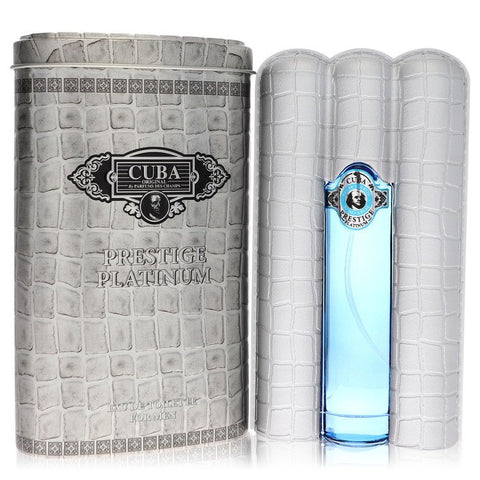 Cuba Prestige Platinum by Fragluxe - Eau De Toilette Spray 3 oz