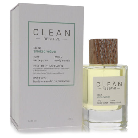 Clean Smoked Vetiver by Clean - Eau De Parfum Spray 3.4 oz