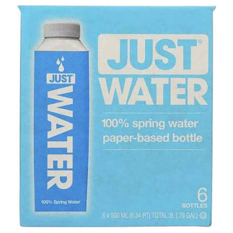 JST WTR SPRNG WTR 6 PK ( 6 X 500 ML   )