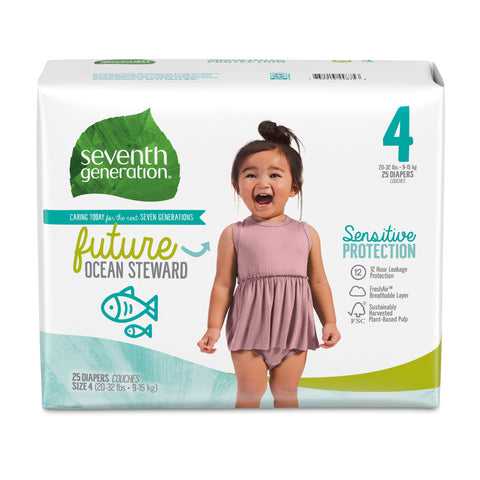 7 GEN DIAPERS STAGE 4 ( 4 X 25 CT   )