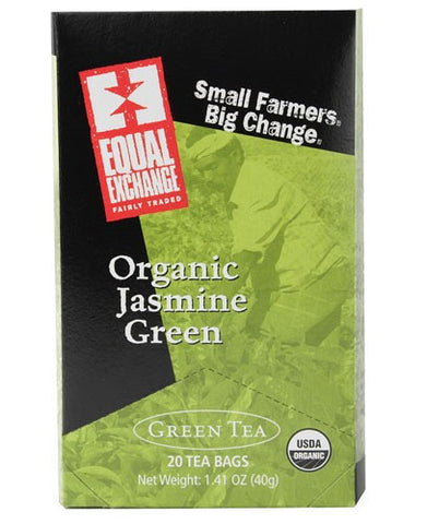 Equal Exchange Organic Jasmine Green Tea (6x20 Bag)