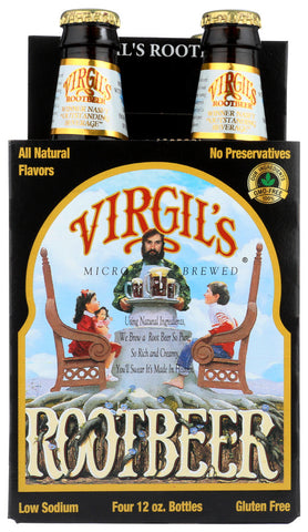 VIRGILS ROOT BEER ( 6 X 4 PACK )