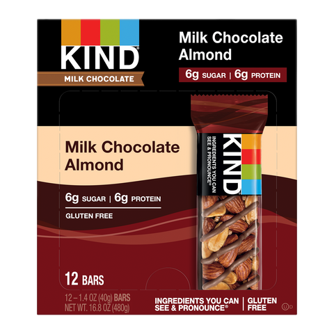 KIND MLK CHOC ALMND BAR ( 12 X 1.4 OZ   )