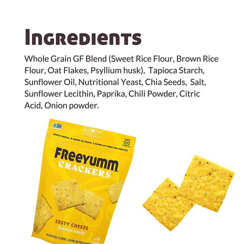 FYUMM ZESTY CHEESE CRKR ( 6 X 4.2 OZ   )