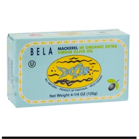 BELA MACKEREL IN EVOO ( 12 X 4.25 OZ   )