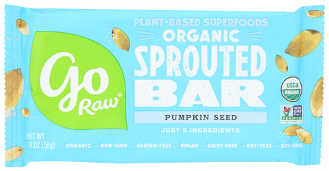 Go Raw Organic Live Pumpkin Bar (20x1.8 OZ)
