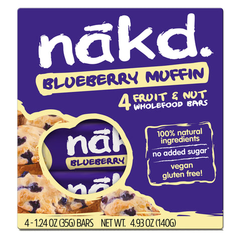 NAKD BLUBRY MUF BAR 4PK ( 12 X 4.93 OZ   )