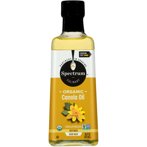 Spectrum Naturals Refined Canola Oil (12x16 Oz)