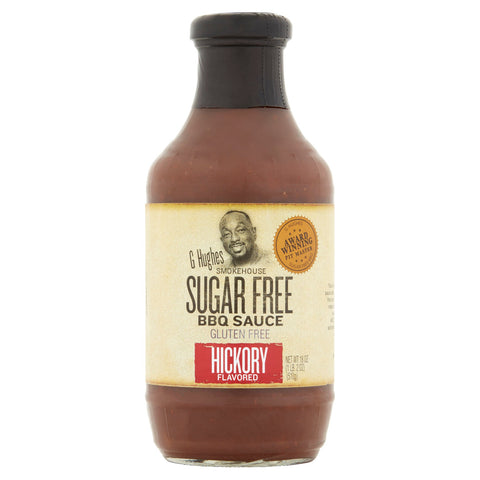 G HUGHES HCKRY BBQ SC SF ( 6 X 18 OZ   )