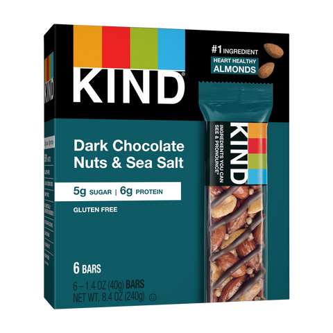 KIND DK CHOC NUTS SSALT ( 10 X 6 OZ   )