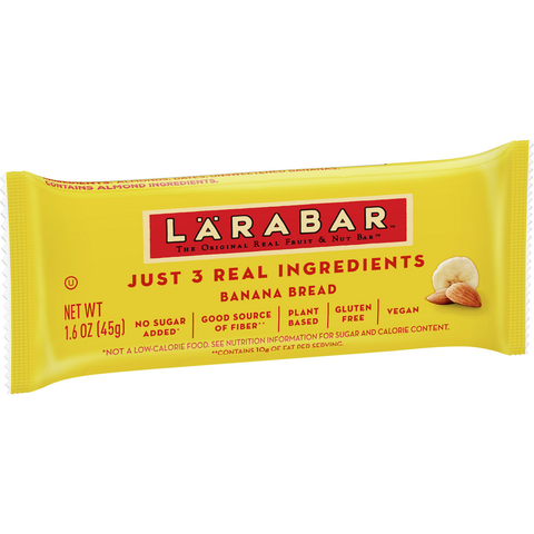 LARA BANANA BREAD BAR ( 16 X 1.6 OZ   )
