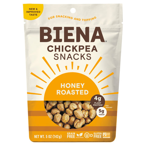 BIENA CHKPEA SNK HNY RST ( 8 X 5 OZ   )