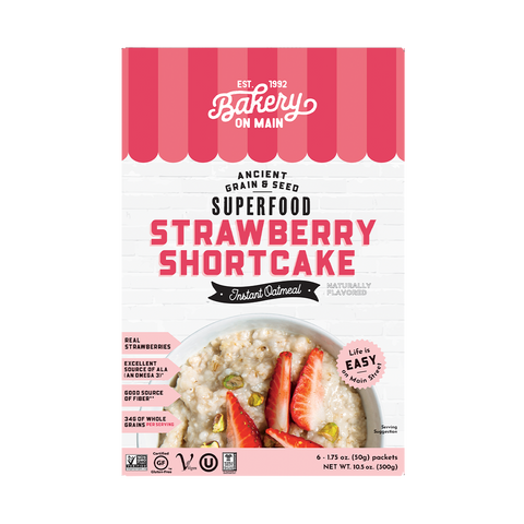 Bakery On Main Instant OatmealStrawberry Shortcake (6x10.5Oz)