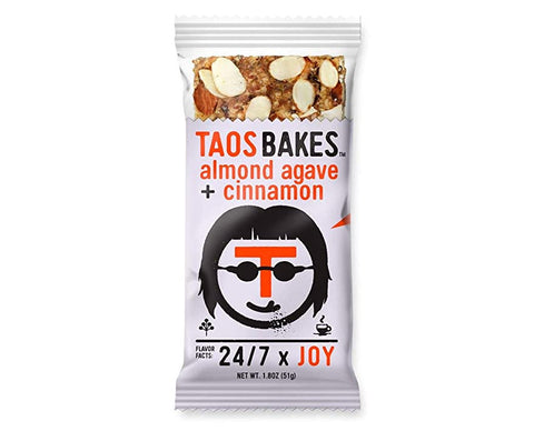 TAOS BAKES ALMD AGVE BAR ( 12 X 1.8 OZ   )
