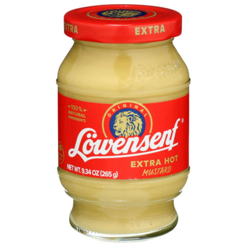 LOWEN MUSTARD EXTRA HOT ( 6 X 9.3 OZ   )