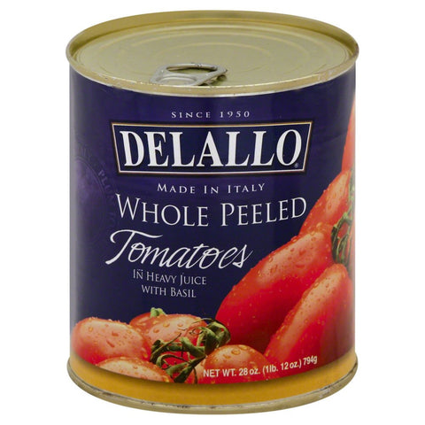 De Lallo Italian Peeled Tom (12x28OZ )