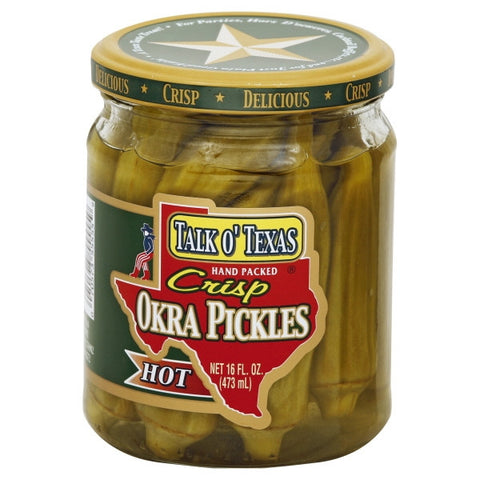 TALK O TEXAS OKRA HOT ( 12 X 16 OZ   )