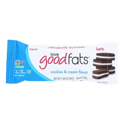 LVEGOODFAT CKIE&CRM BAR ( 12 X 1.38 OZ   )
