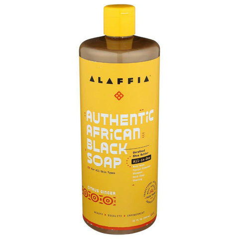 ALAF BLK SOAP CIT GINGER ( 1 X 32 OZ   )