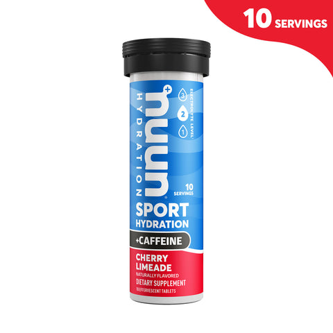 Nuun Active Hydration Energy, Effervescent Electrolyte & Caffeine Supplement, Cherry Limeade (8X10 Ct)