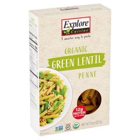 OG2 EC GRN LENTIL PENNE ( 6 X 8 OZ   )