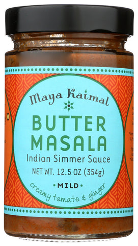 Maya Kaimal Butter Masala Medium Indian Simmer Sauce (6x12.5Oz)
