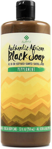 ALAF BLK SOAP PEPPERMINT ( 1 X 32 O    )
