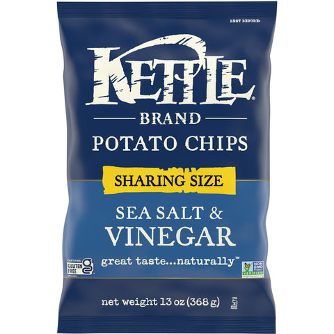 KETTLE SSLT/VINEGR CHIPS ( 9 X 13 OZ   )
