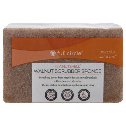FCHME WALNT SCRBR SPONGE ( 6 X 2 CT   )