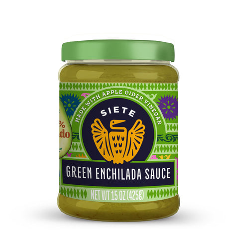 SIETE GRN ENCHILDA SAUCE ( 6 X 15 OZ   )