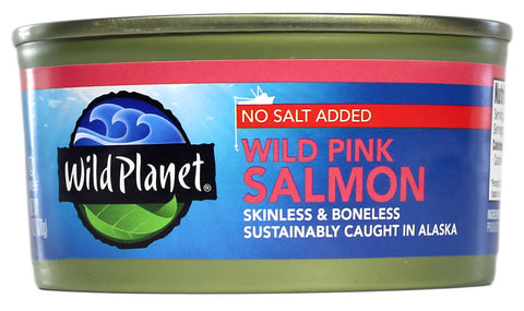 Wild Planet Alaska Pink Salmon No Salt (12x6 OZ)