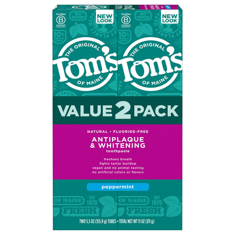 TOMS TTHPST ANTI PLQ WHT ( 3 X 2 PACK )