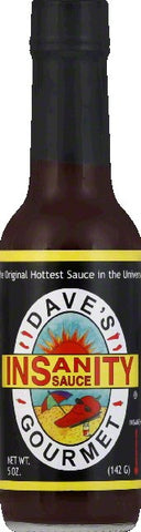Dave's Gourmet Insanity Sauce (12x5 Oz)