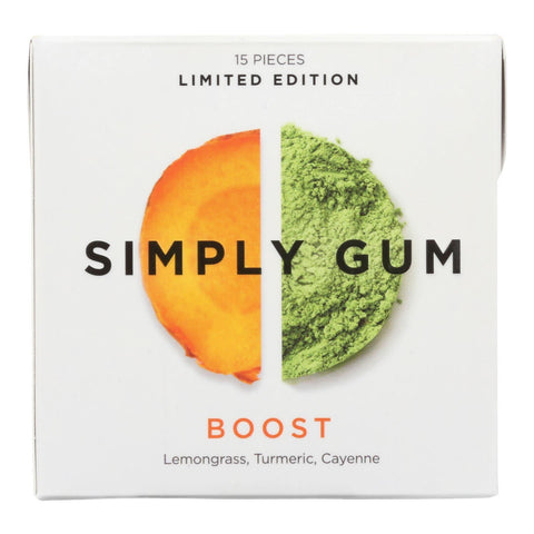 SMPLY GUM BOOST GUM ( 12 X 15 CT   )