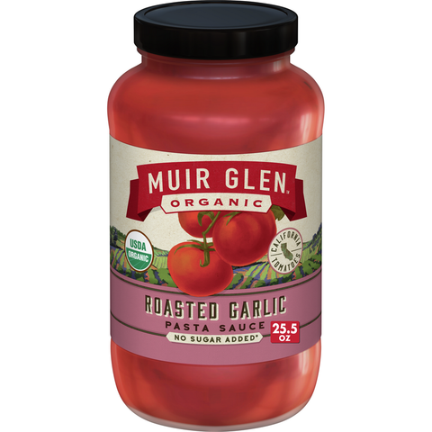 Muir Glen Fat-Free Rsted Garlic Pasta Sauce (12x25.5 Oz)