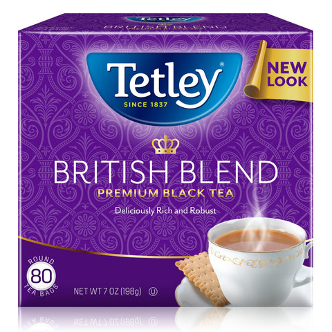 TET BRITISH BLEND TEA ( 12 X 80 BAG  )