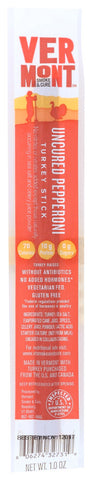 Vermont Smoke and Cure Sticks Turkey Uncured Pepperoni (24x1 OZ)